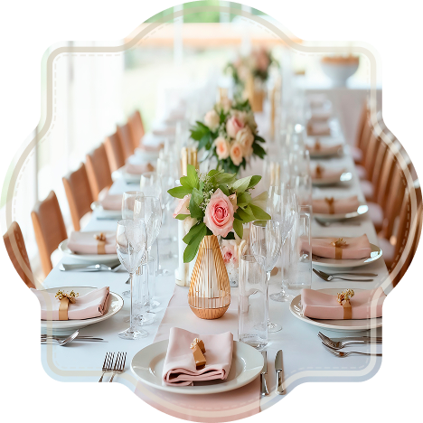 Des prestations haut de gamme pour une organisation parfaite.