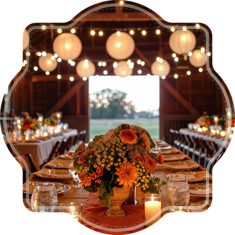 Espaces modulables pour petits comités ou grandes célébrations